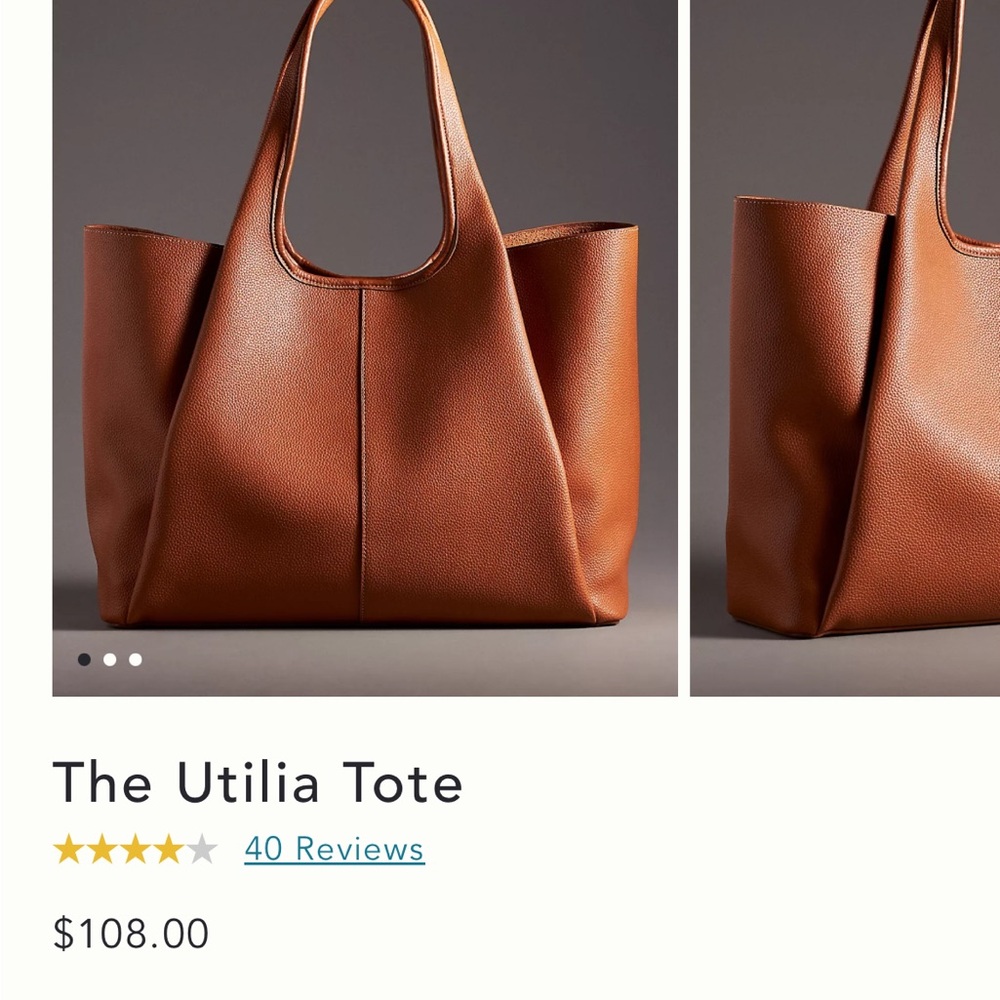 Anthropologie Tan Women's Tote Bag